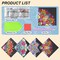 4 Pieces Diamond Art Painting Bookmarks 5D Diamond Art Bookmarks for Book Lovers DIY Mandala Triangle Making Corner Bookmark for Home Office School Class Project